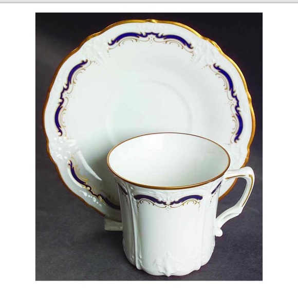 TIRSCHENREUTH Gloriette Flat Cup & Saucer  new - Picture 3 of 15